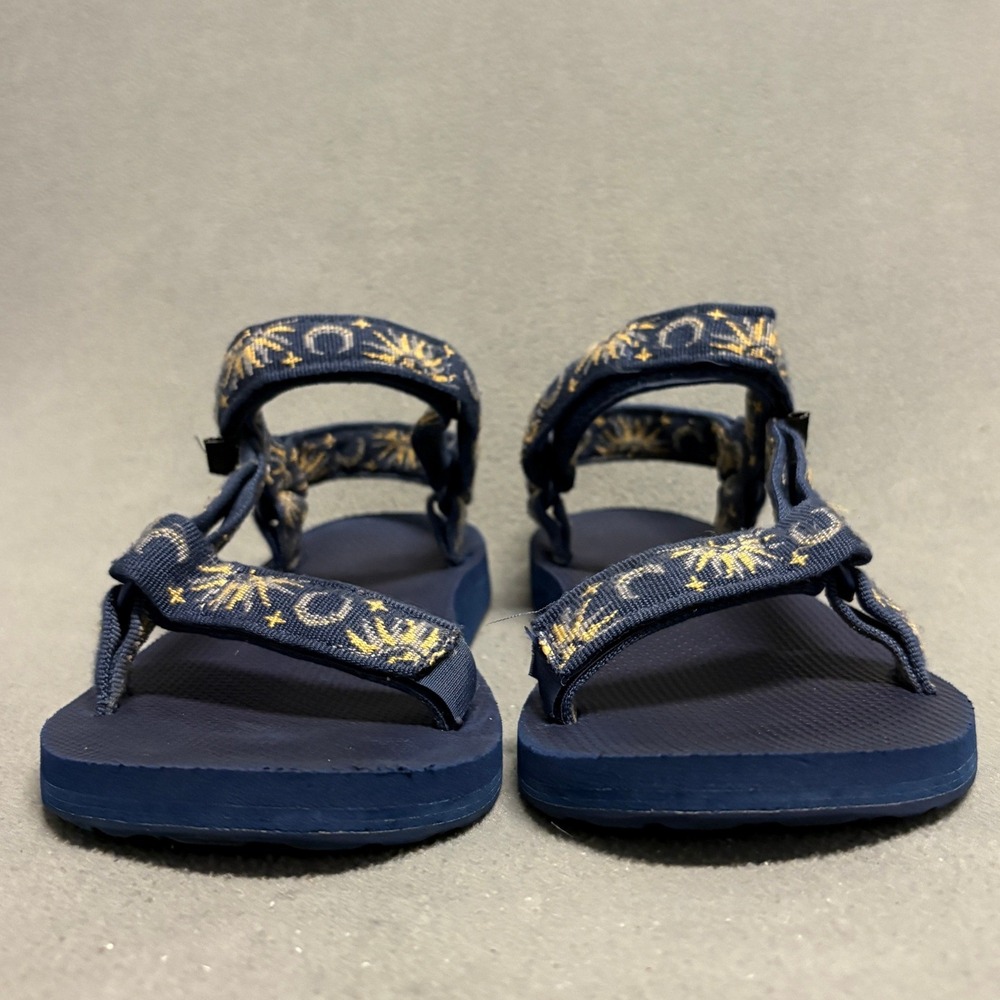 Teva Original Universal Sandals Womens 9 Navy Blue Celestial Sun Moon - Picture 3 of 10